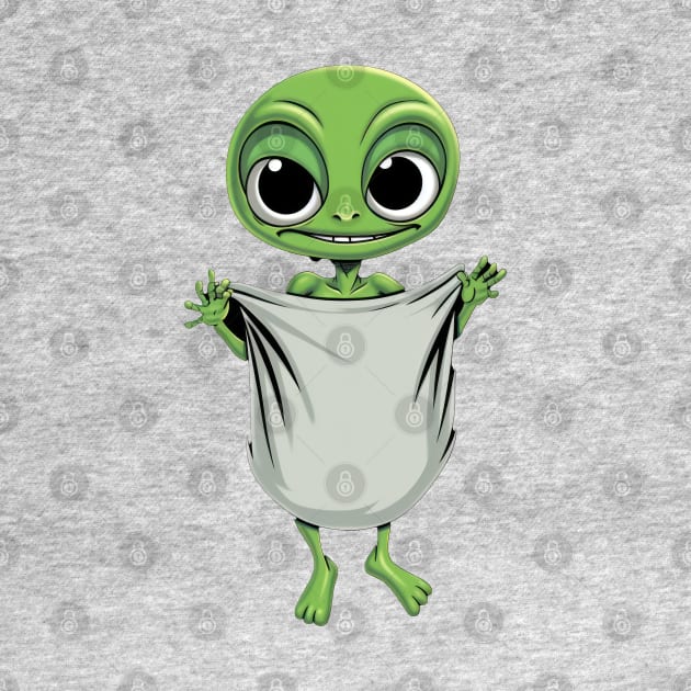 Green Alien Logo by TooplesArt